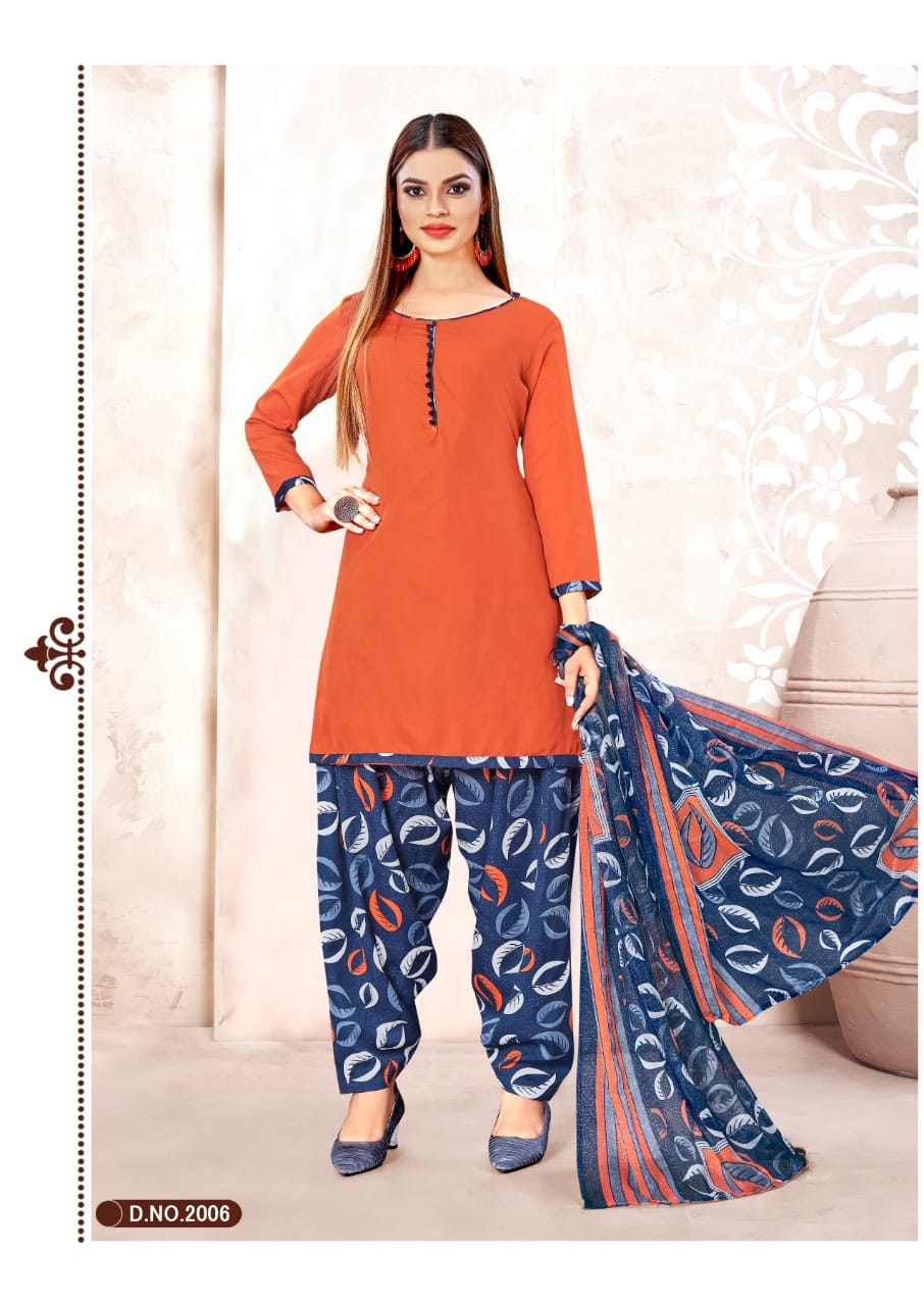 Rnx Rain Patiyala 2 American Crepe Printed Cotton Collection